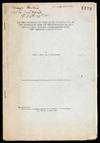 On the presence of histamine in extracts of the posterior lobe of the pituitary gland and on preliminary experiments with the pressor constitutent. Inscribed copy