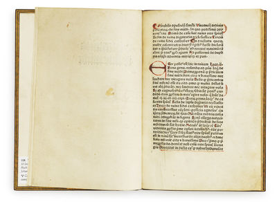 De Fine Mundi. - [ONLY KNOWN COPY OF THIS INCUNABLE-EDITION ON PRIVATE HANDS - THE HUTH-COPY] (photo 4)