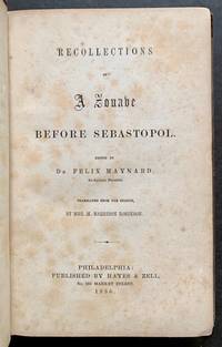 Recollections of a Zouave Before Sebastopol