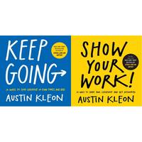 Keep Going + Show Your Work! (Set of 2 books) by Austin Kleon (English, Paperback) de Austin Kleon