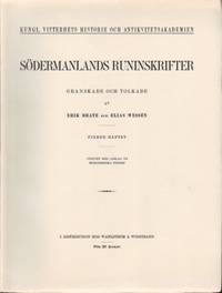 Sveriges runinskrifter. Södermanlands…