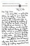 Autograph letter signed to Martin Davis