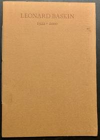 Leonard Baskin 1933-2000; a recollection & engraving by Barry Moser