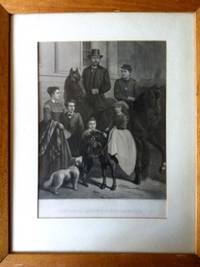 image of General Grant_His Family (steel engraving- approx 20in X 30in)