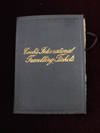 Cook's International Travelling Tickets (String-tied Wallet Style Holder, with Pocket Containing Tickets, Vouchers, Coupons, Etc. For One Professor William T. Runzler)