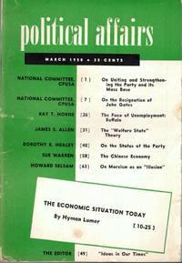 Political Affairs, Vol. XXXVII No. 3, March 1958