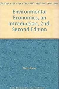 cover of Environmental Economics: An Introduction (McGraw-Hill International Editions: Economics Series)