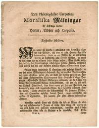 Den philosophiske carpusens moraliska målningar af åtskilliga sorter hattar, mössor och carpuser.