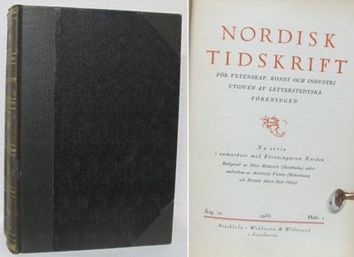Nordisk tidskrift för vetenskap, konst och…