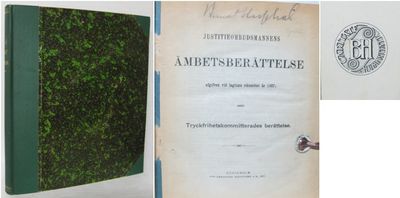 Justitieombudsmannens ämbetsberättelse afgifven…