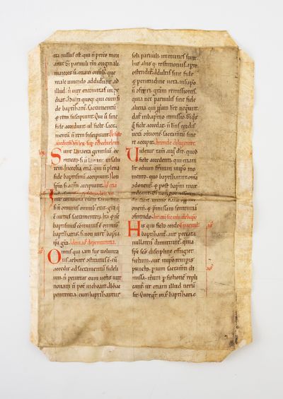 WITH TEXT IN LATIN FROM THE "SENTENTIAE" OF PETER LOMBARD