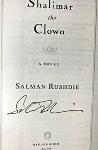 SHALIMAR THE CLOWN (SIGNED to Full Title Page)