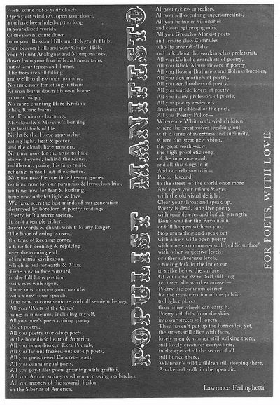 Populist Manifesto