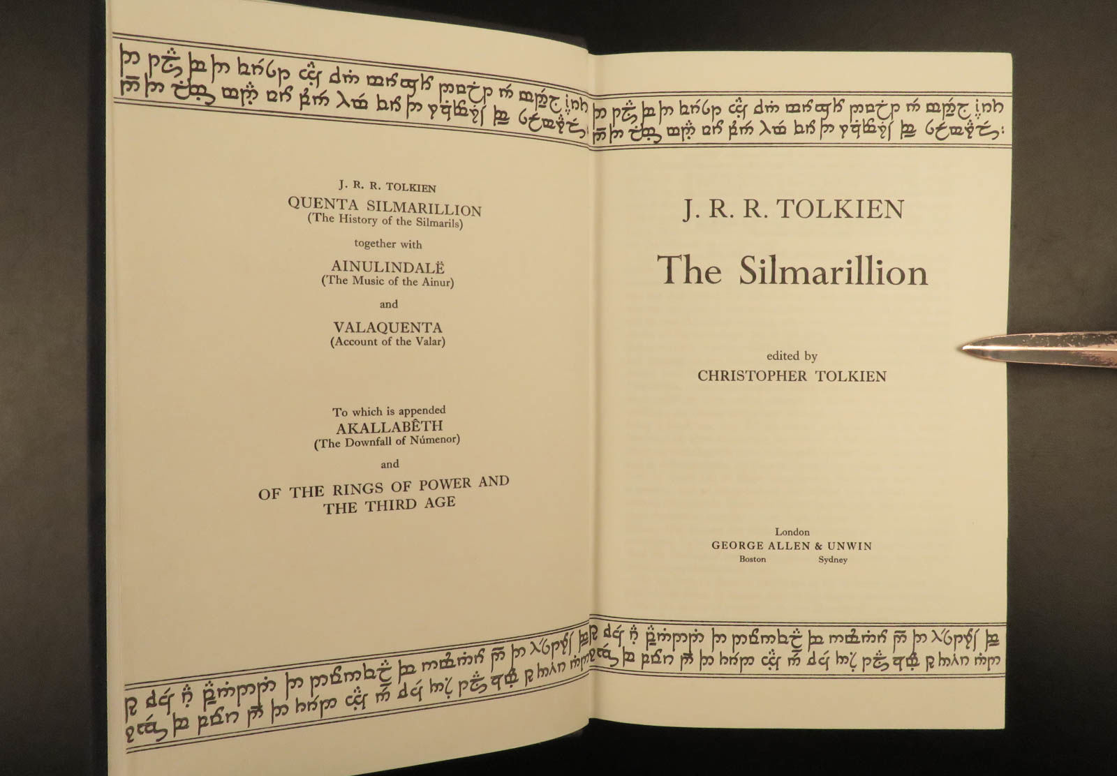 Le Silmarillion Nombre De Page BIBLIO | The Silmarillion by TOLKIEN, J.R.R | Hardcover; tight and