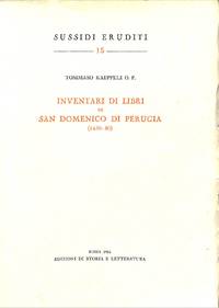 Inventari di Libri di San Domenico di Perugia (1430-80).