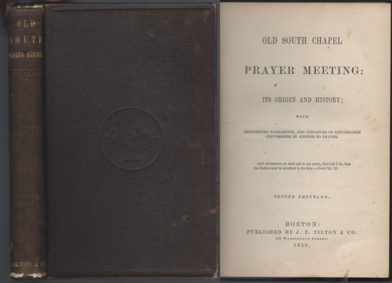OLD SOUTH CHAPEL PRAYER MEETING