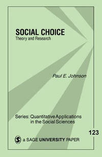 Social Choice: Theory and Research