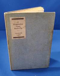 image of A DISSERTATION UPON ROAST PIG