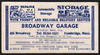 Broadway Garage, McSorley Bros., Props. 456 Broadway, Tel. ELiot 8527, Cambridge, Mass.