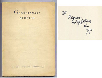 Georgianska studier. Till Georg Svensson 11…