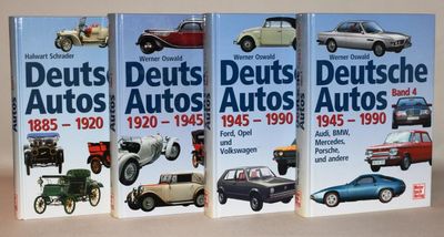 Deutsche Autos 1885-1990. 4 bind.