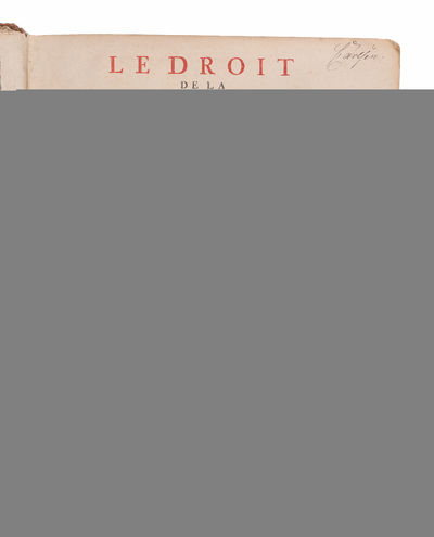 Le droit de la nature et de gens, ou systeme…