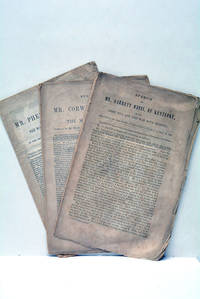 1) Speech of Mr. Corwin, of Ohio, on the Mexican war. 1847. 2) Speech of Mr. Garrett Davis, of Kentucky, on the army bill and the war with Mexico. 1846. 3) Speech of Mr. Phelps, Of Vermont. On the war and the public finances. 1848.