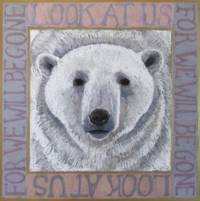 Polar Bear Art Print: Look At Us