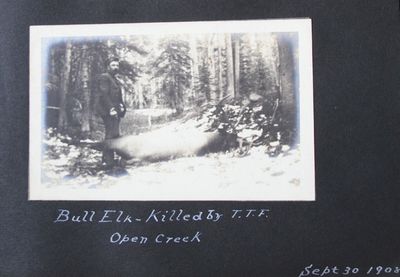 Collection of Six Photograph Albums compiled by the Firth Family of Germantown, Philadelphia, Pennsylvania, 1908-1923 chronicling the Travels of this well-to do- family, including Hunting Trips in Wyoming, Canada, Early Motoring Trips through Pennsylvania, New Jersey, New York, a Trip via Motorboat to Florida and more