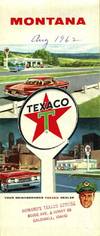 Montana Texaco Road Map 1962