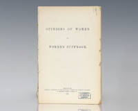 cover of Opinions of Women on Women’s Suffrage.