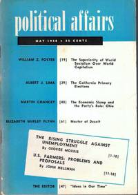 Political Affairs, Vol. XXXVII No. 5, May 1958