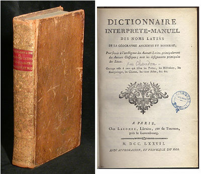 Dictionnaire interprete-manuel des noms latins de…