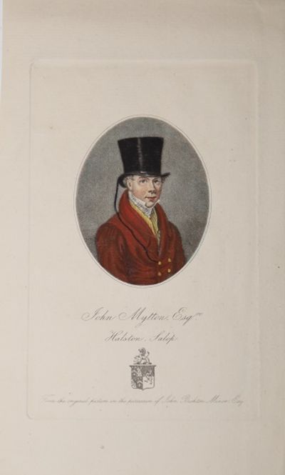 [Print] John Mytton, Esq. Halston, Saloop. From the original picture in the possession of John Bishton Minor, Esq