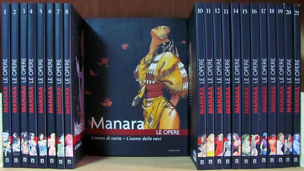 Le opere - Twenty-One Volume Set. (Complete Works) by Manara