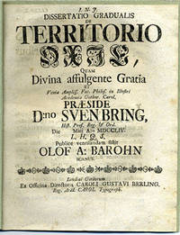 Dissertatio gradualis de territorio Oxie. A.a.