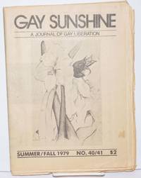 image of Gay Sunshine; a journal of gay liberation, #40/41 Summer/Fall 1979; Robert Duncan interview