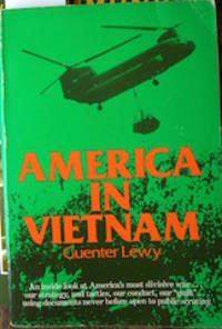 America in Vietnam. by Lewy, Guenter, 1923- - 1980; c1978