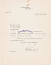 Percy Rockefeller, Of Famous Rockefeller Family And Business Leader, Writes Letter Just Weeks Before 1929 Stock Market Crash