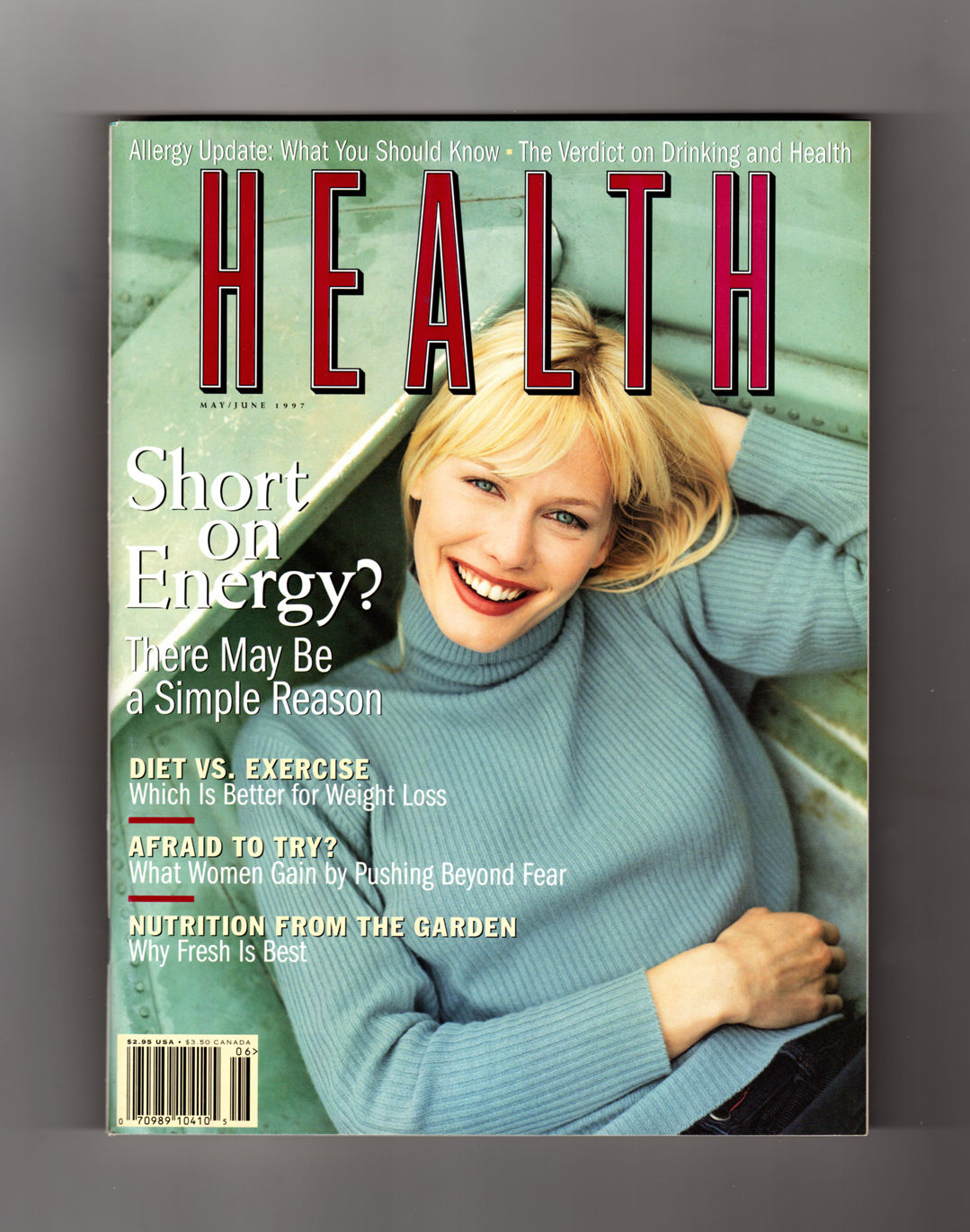 Health Magazine May June, 1997. Laila Ifwer Cover. ThyroidInduced