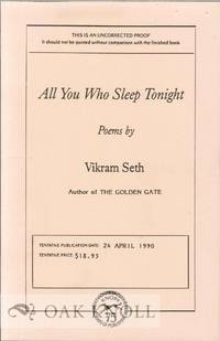 cover of ALL YOU WHO SLEEP TONIGHT, POEMS