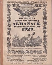Hagers-Town Town and Country Almanack. For the Year of Our Lord 1929