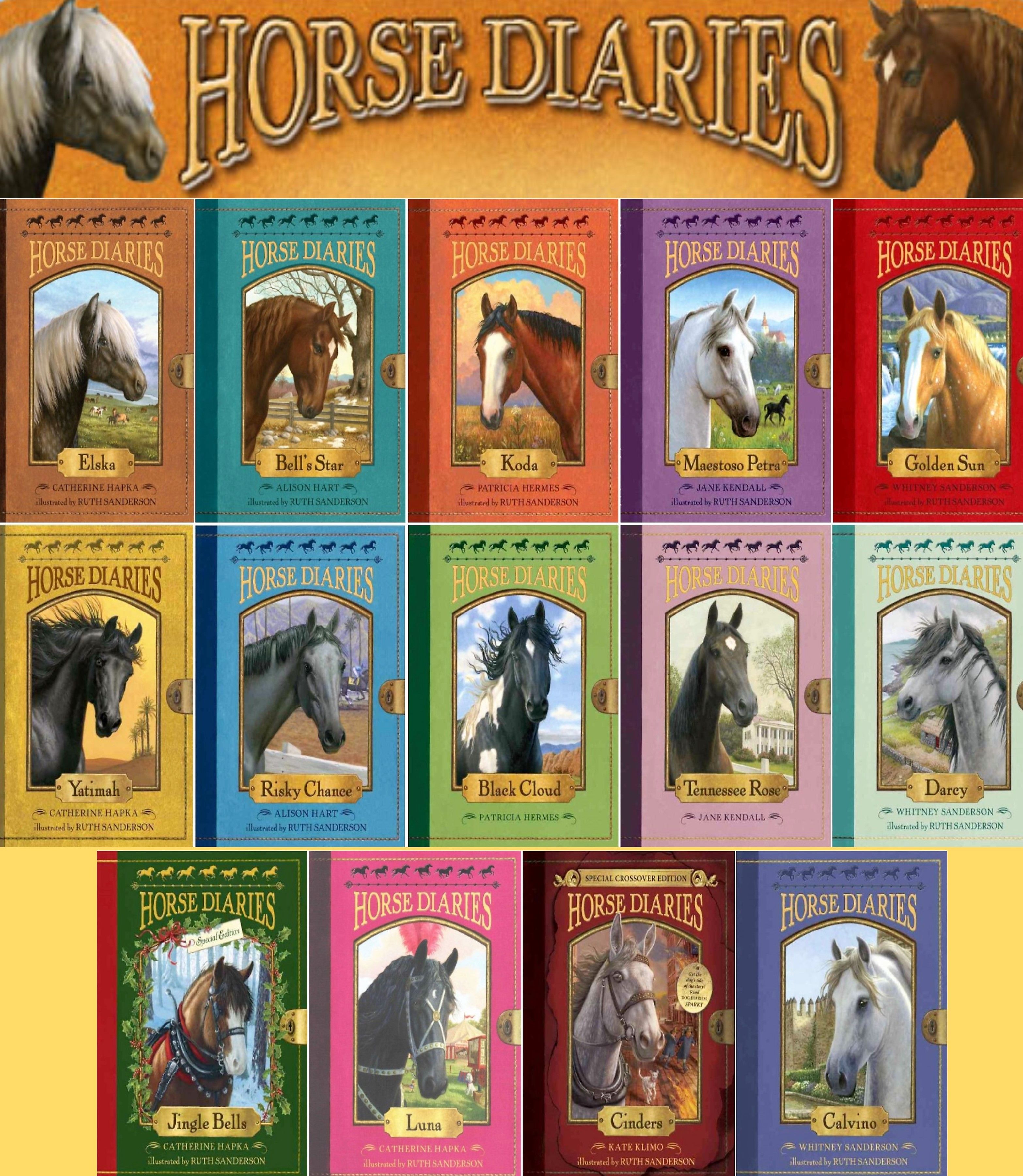 Horse Diaries Series Collection Set Books 114 Alison Hart BRAND NEW!