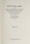 View Image 2 of 2 for The Civil Law Including the Twelve Tables. The Institutes... 7 Vols Inventory #30898