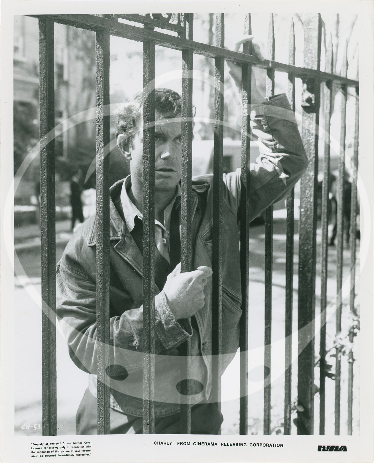 BIBLIO Charly (Three original photographs from the 1968 film) by