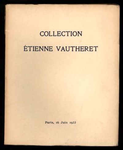 Collection Étienne Vautheret (de Lyon). Tableaux…