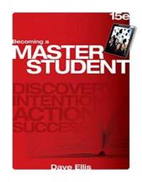 Becoming a Master Student by Ellis, Dave - 2014-01-01