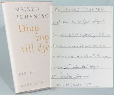 Djup ropar till djup. Dikter.