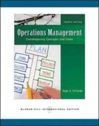 image of Operations Management: Contemporary Concepts and Cases