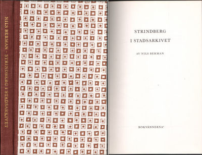 STRINDBERG I STADSARKIVET.